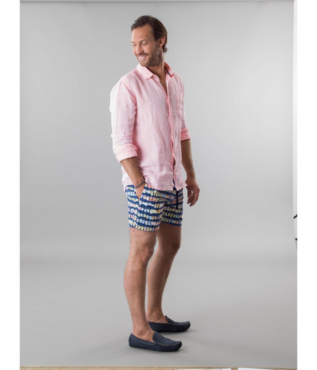 Pantone Printed Swim Short - Marine 