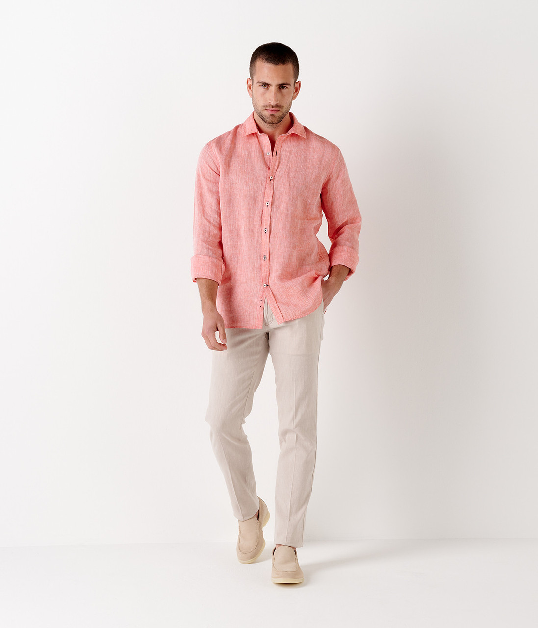 りーやん　KUTA LINEN シャツ 100% Linen Shirts | Brooks Brothers