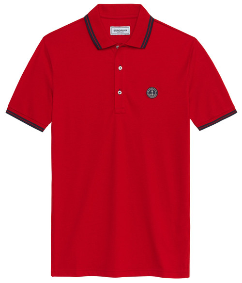 Stretch Pique Polo - Red - TAMPA