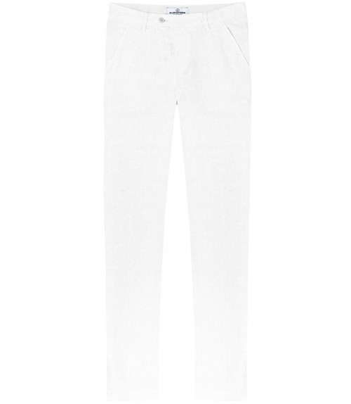 Linen Pant - White - DYLAN