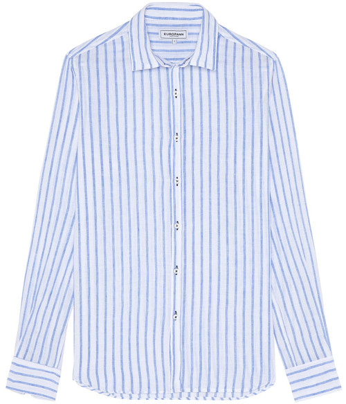 Stripes Printed Linen Shirt