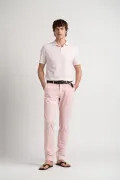 WESTON - Pink- Cotton polo shirt