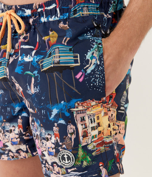 Buy Printed Swim Shorts Men Saint-Tropez in | USA Europann online