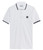 Stretch Pique Polo - White - TAMPA