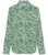 Tropical Flower Linen Shirt - Green - LEAF