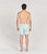 Dotted Printed Swim Short - Aqua - ESTEBAN