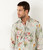 Button down long sleeves Floral shirt - LUC Aqua