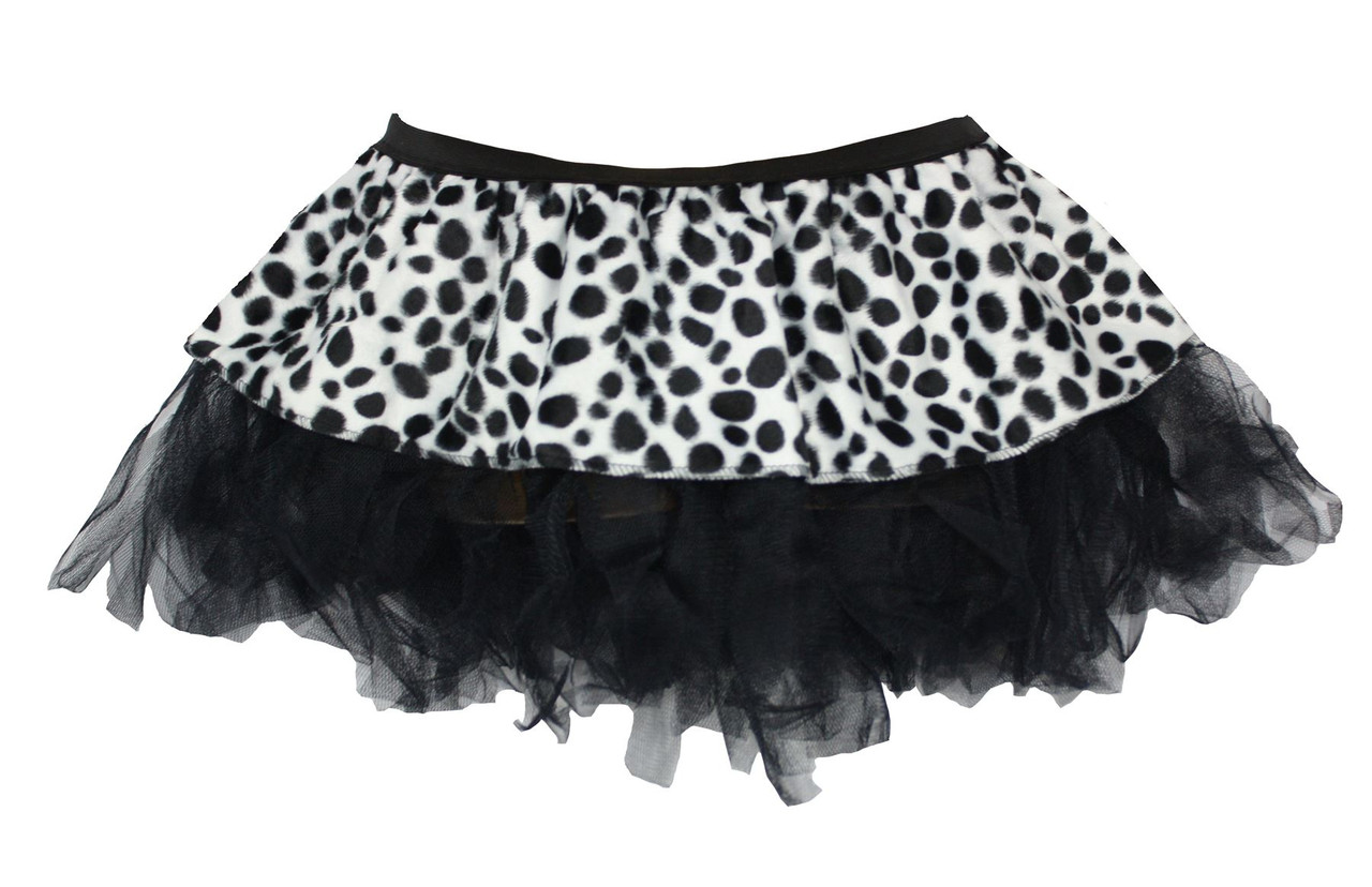 cow print tutu skirt