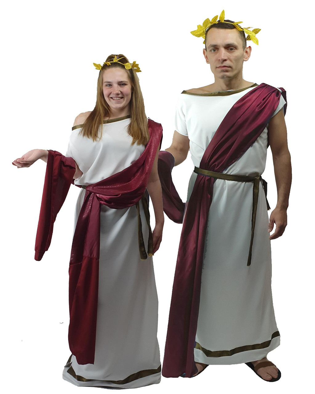 Greek God & Goddess Roman Senator Grecian Mythology Toga Robes Couples ...