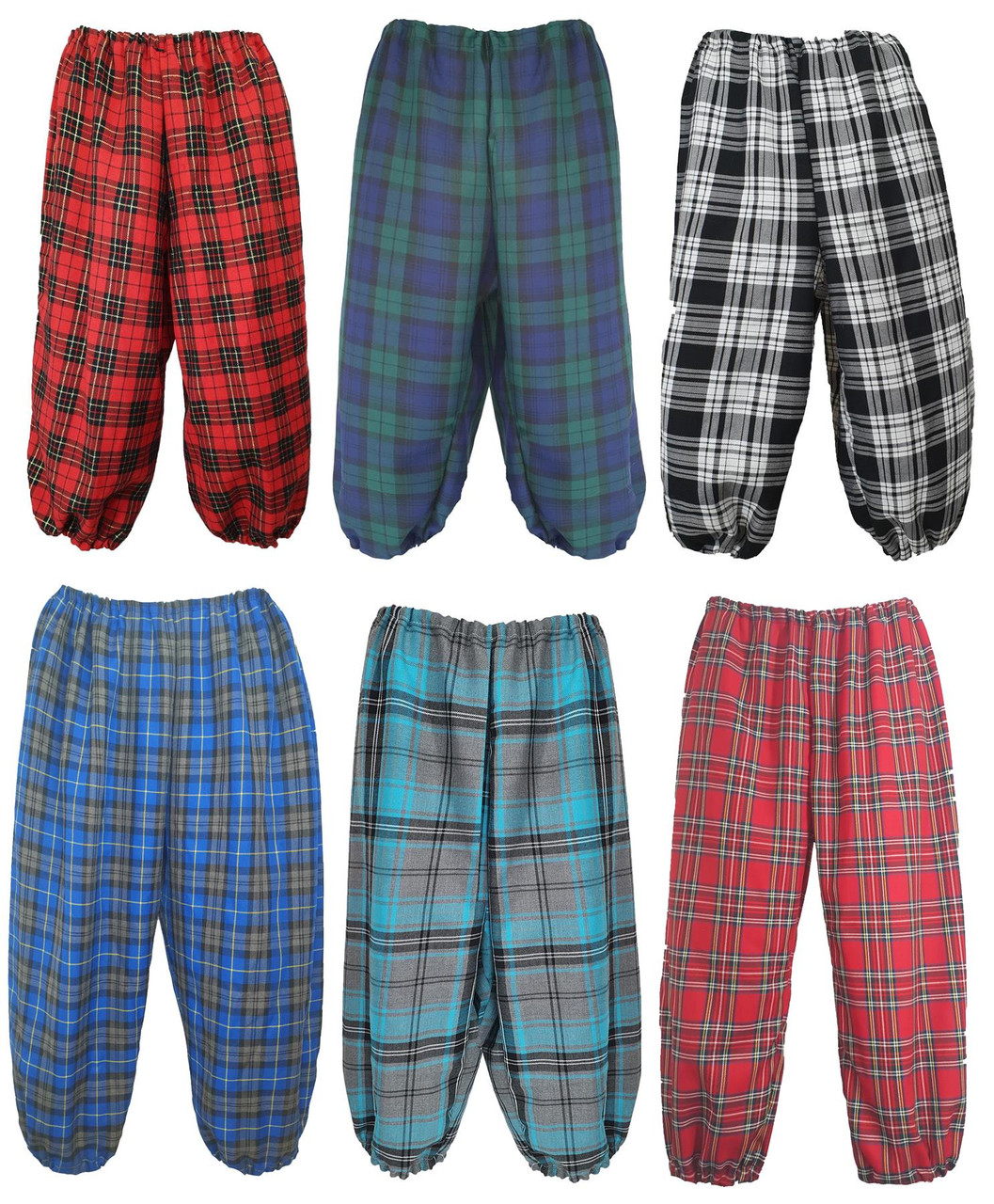 Adults Pub Golf Tartan Plus Fours Trousers Sports Stag Hen Party Fancy Dress