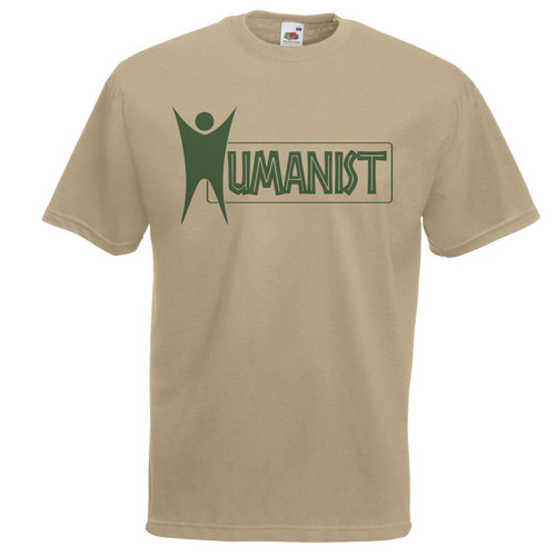 Mens Humanist Humanism Culture Power of Human Beings Unisex Khaki T-Shirt Mens Humanist Humanism Culture Power of Human Beings Unisex Khaki T-Shirt