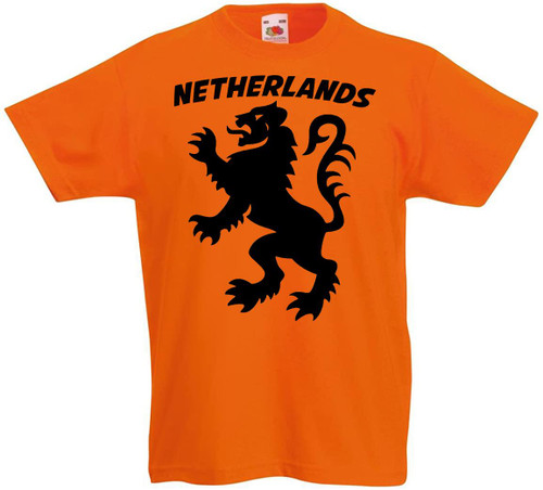 Mens Netherlands Lion Dutch Flag Holland Sports Supporter Unisex Orange T-Shirt Mens Netherlands Lion Dutch Flag Holland Sports Supporter Unisex Orange T-Shirt