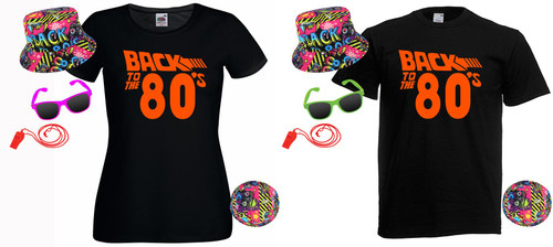 Adults Back to The 80's 1980s Festival Decades Fancy Dress