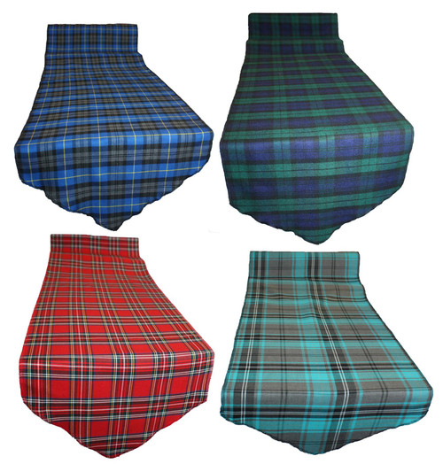 Traditional Scottish Themed Polyviscose Tartan Table Runner Burns Night Hogmanay Christmas Dining Room Decoration