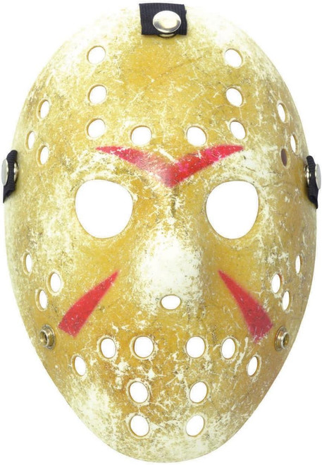 Adults Jason Vorhees Hockey Mask Halloween Fancy Dress Costume Accessory [One Size]