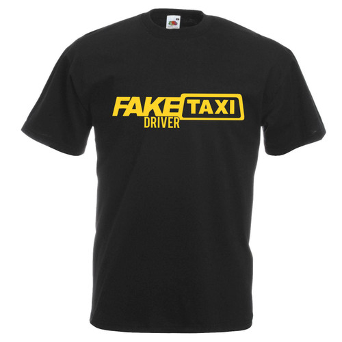Mens Funny Fake Taxi Driver Stag Party Gents Joke Unisex Black T-Shirt Mens Funny Fake Taxi Driver Stag Party Gents Joke Unisex Black T-Shirt