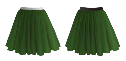 Childs 15" Length Emerald Green Skater Skirt St Patricks Day Ireland Irish Fancy Dress Costume Accessory Childs 15" Length Emerald Green Skater Skirt St Patricks Day Ireland Irish Fancy Dress Costume Accessory