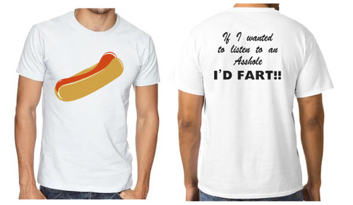 Adults Captain Spaulding Wanted to Listen an Asshole I'd Fart 1000 Corpses Unisex Halloween Horror Movie White T-Shirt