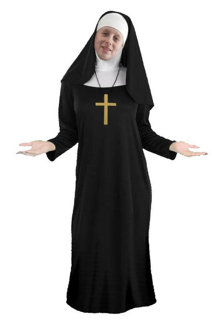 Adults Nun Sister Mother Religious Fancy Dress Costume Adults Nun Sister Mother Religious Fancy Dress Costume