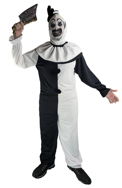 Adults Terror Clown Fancy Dress
Includes: Includes: Jumpsuit, Head Cover, Collar, Fascinator Hat & Face Paints Adults Terror Clown Fancy Dress
Includes: Includes: Jumpsuit, Head Cover, Collar, Fascinator Hat & Face Paints