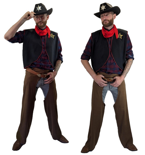UK Made Fancy Dress Wild West Stag Night Shrrif & Deputy