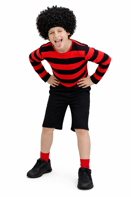 Childs Naughty Dennis British Comic World Book Day Fancy Dress [Age 8-12 Years]