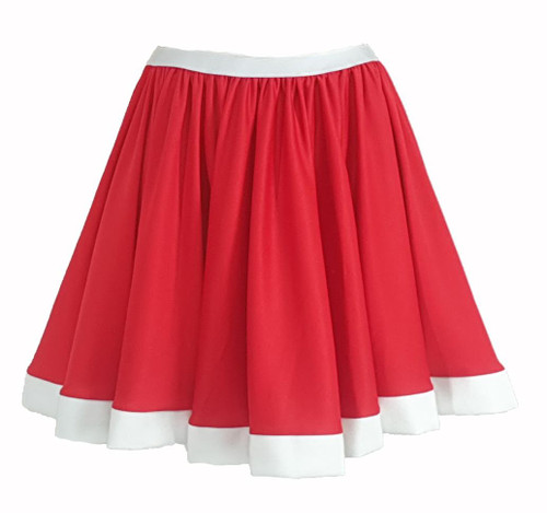 Childs Miss Christmas Santa Claus Skirt Xmas Festive Fancy Dress