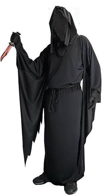 Childs Screaming Ghoul Ghost Robes Only Halloween Movie Fancy Dress [Age 8-12 Years]