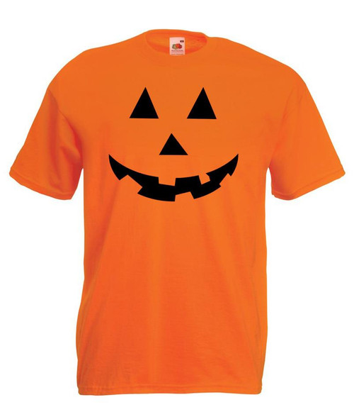 Adults Breaking Pumpkin Face Bad Pinkman TV Show Unisex Orange T-Shirt