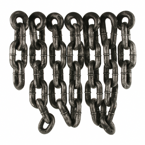 74" Length Rusted Rusty Thick Chain Halloween Horror Prop Decaration [187cm]