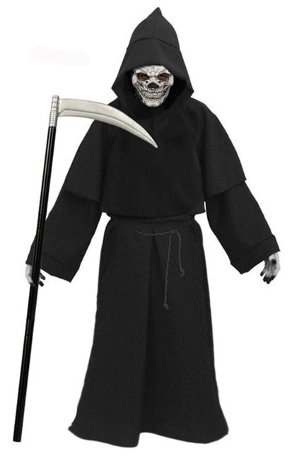 Adults Deluxe Grim Reaper Ghost of Christmas Yet to Come Halloween Fancy Dress Costume