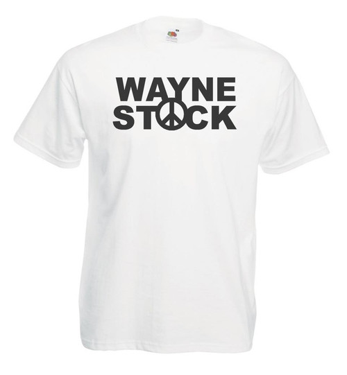 Adults 1990s Wayne Stock Garth Comedy Party On Movie Unisex White T-Shirt