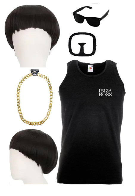 Adults Ibiza Final Boss Raver Viral Internet Star Fancy Dress Costume