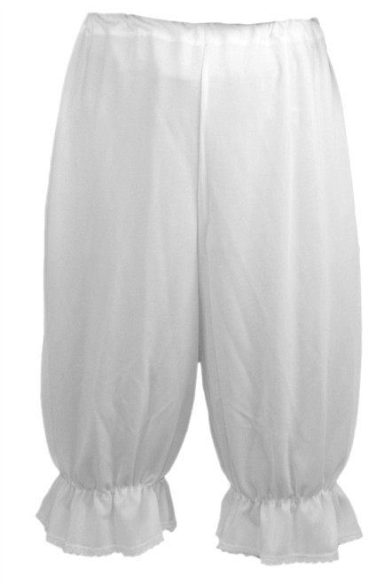 Adults White Victorian Raggy Doll Christmas Bloomers Big Knickers Fancy Dress [2 Sizes]
