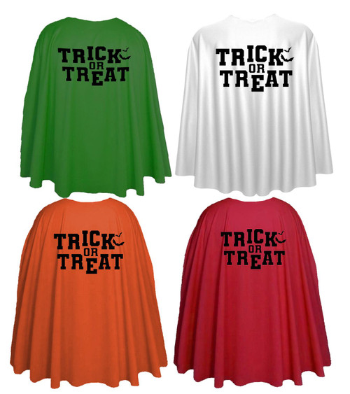 Trick or Treat Samhain Festival Halloween Cape Fancy Dress Costume Accessory