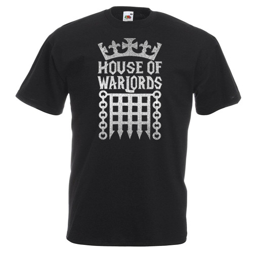 Adults House of Warlords Lords Politics Tories Government Unisex Black T-Shirt