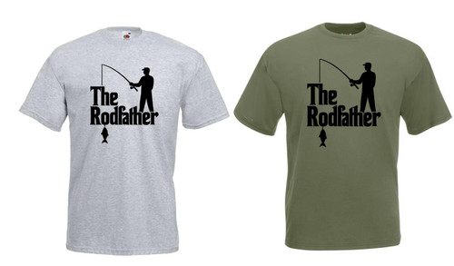 Adults The Rodfather Fisherman Gangster Fishing Mafia Spoof Unisex T-Shirt