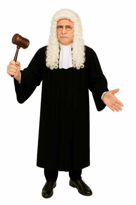 Adults Deluxe Crown High Court Judge Judiciary Fancy Dress Costume