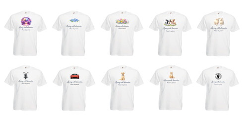 Adults Living with Dementia Please Be Patient Mental Awareness Unisex White T-Shirt