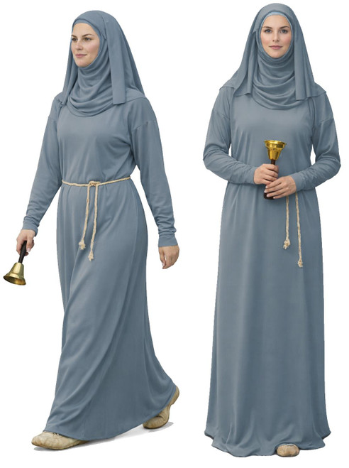 Adults Medieval Septa Unella Pagan Nun Halloween Fancy Dress Costume