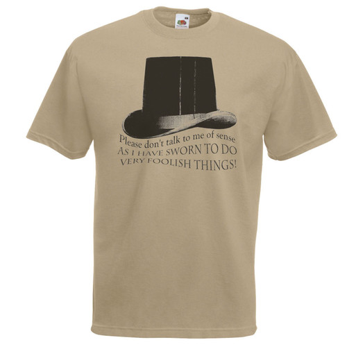 Adults James Delany Foolish Things Taboo TV Show Unisex Khaki T-Shirt