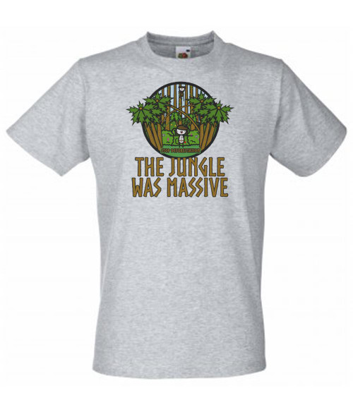 Adults Jungle Was Massive Stop Deforestation Ecosytem Unisex Grey T-Shirt