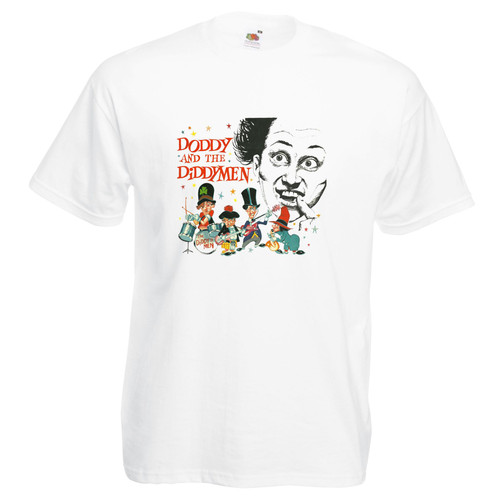 Adults Ken Dodd Doddy Diddy Men TV Comedy Series Unisex White T-Shirt