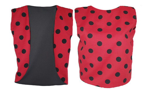Childs Insect Ladybird Lady Bug Waistcoat World Book Day Fancy Dress