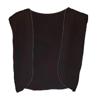 Adults Dark Brown Waistcoat Pirate Deck Hand Crew Swashbuckler Fancy Dress [Brown - Waistcoat Only]