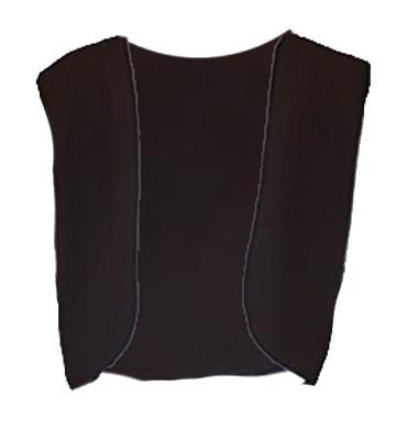 Adults Dark Brown Waistcoat Pirate Deck Hand Crew Swashbuckler Fancy Dress [Brown - Waistcoat Only]
