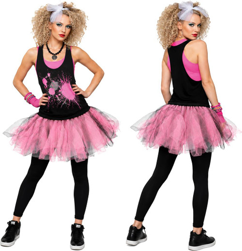 Adults Pop Music Legend Wild Child 1980s 1990s Icon Fancy Dress Costume