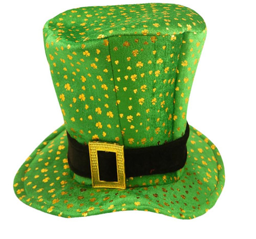 Adults St Patricks Day Leprechaun  Hat Irish Fancy Dress Costume Accessory [Hat Only]