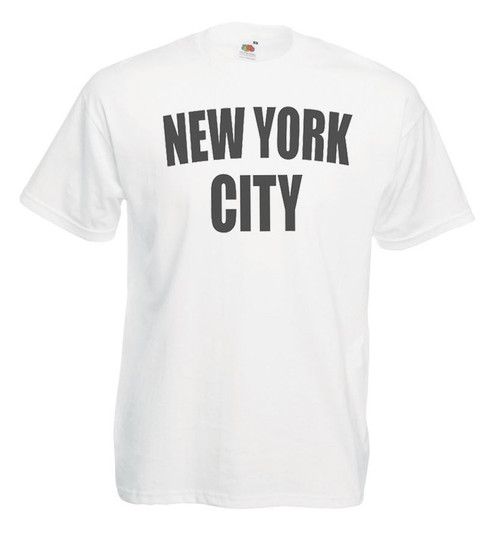 Adults New York City 1972 As Worn By John Lennon Unisex White T-Shirt