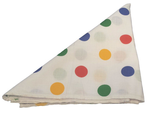 Adults Multicoloured Polka Dot Bandana Head Wrap Fancy Dress Accessory [Adult Size]